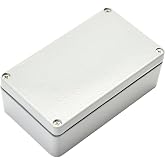 Aluminum Project Box Enclosure Dustproof Waterproof IP65 Metal Junction Box | 4.53" x 2.52" x 1.46", Aluminum Alloy Metal Electrical Box Project Enclosure Case