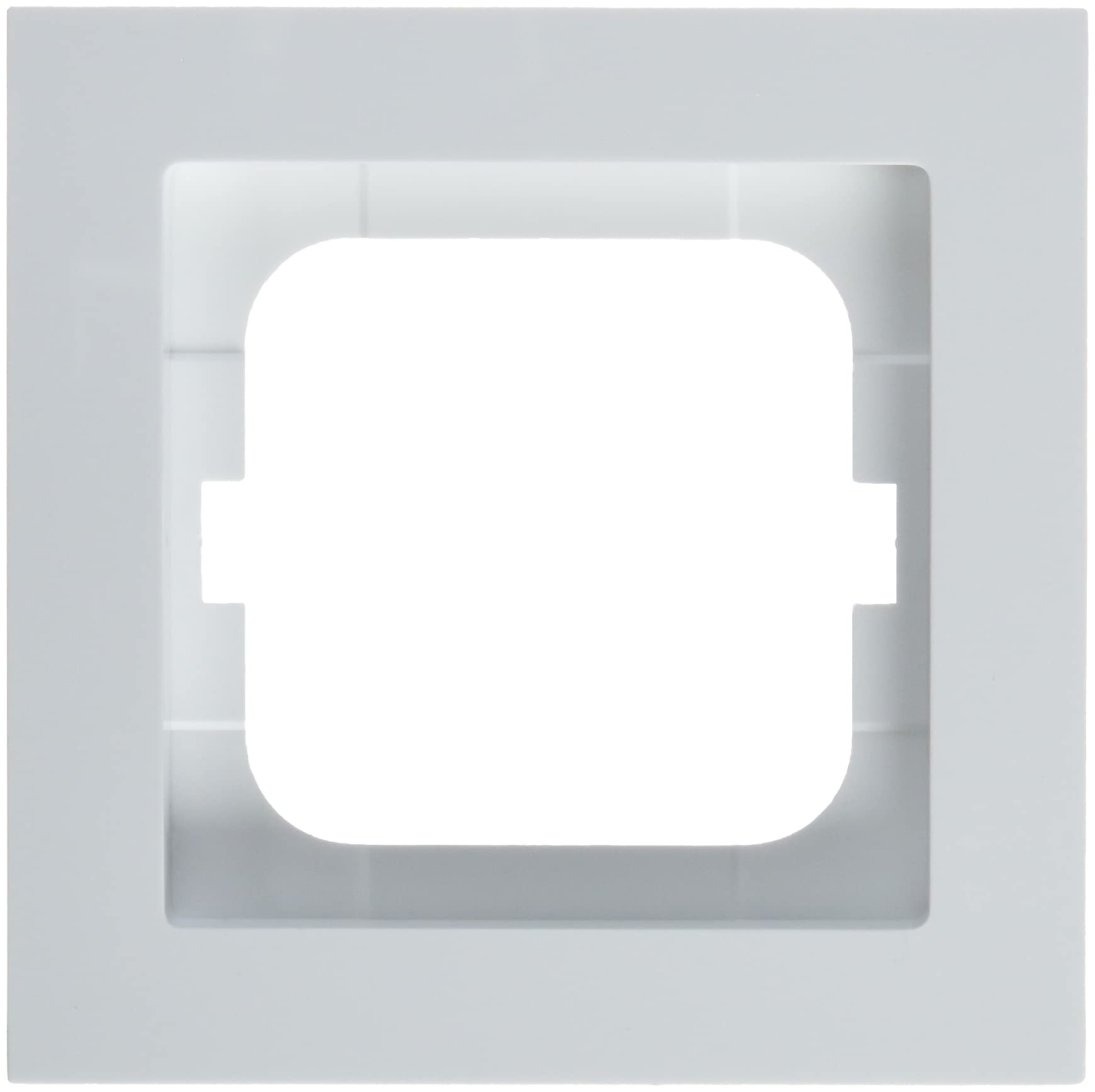 Busch-Jaeger 1721-284 Frame 1gang Axcent Socket Cover Switch Plate, studio white