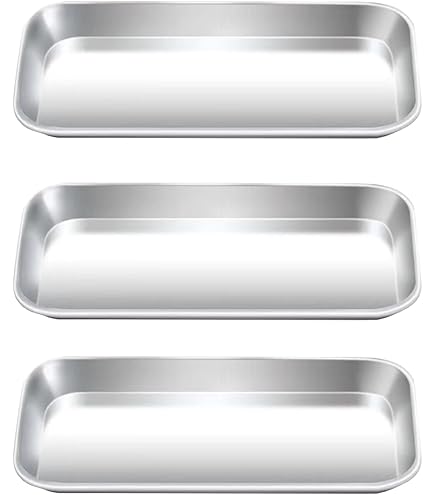 Premium Set Of 3 Stainless Steel Kidney Dishes/Trays – Small, Medium, Large – A+ Quality