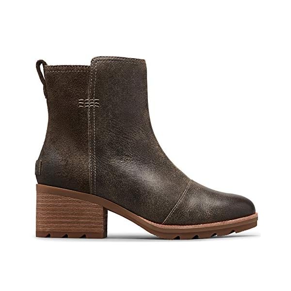 sorel cate waterproof block heel bootie