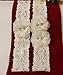 Lauren Annabelle Studio Ivory Wedding Keepsake Toss Garters Lace Vintage White Bridal Prom - Set of 2, 16 inches / 15 inches
