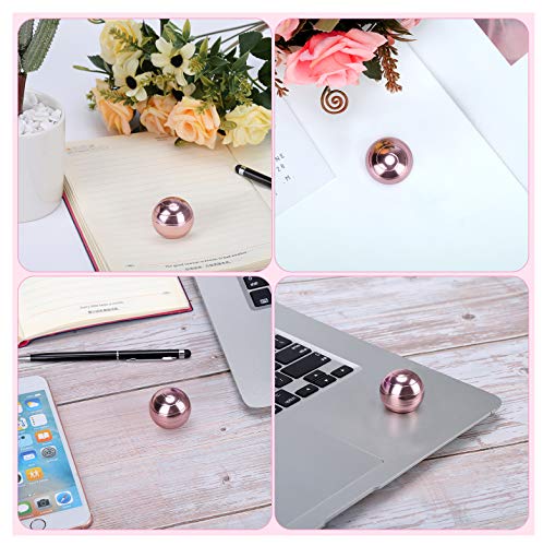 CaLeQi Desktop Ball Transfer Gyro Aluminum Alloy Kinetic Desk Toy Stress Relief Office Executive Gadgets Metal Ball Full Disassembly Rotary Decompression Toy-Small