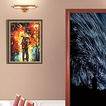 Avoir Images Autocollant De Porte Monde Celebre Peinture Starlit Sky le plus cool salutations