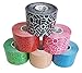 OK TAPE Pro2.0 Kinesiology Tape Roll Provide Pain Relief Muscle Sports Athletic Tape Waterproof Non-latex Tape,Black+White 2