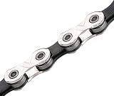 KMC X11 11 Speed Chain Silver Black 118 Links view 6