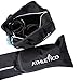 Athletico Padded Ski Bag Combo - Ski Bag & Separate Boot Bag - Store & Transport Skis Up to 200 CM and Boots Up To Size 13 - Padded to Protect All Your Ski Gear and Equipment for Travel (Black)