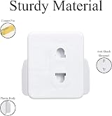 SOHAL Pack of 2 Shaver Toothbrush Adapter UK 2 Pin to 3 Pin Converter Plug view 4