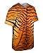 Yizzam- Tiger Skin -Tshirt- Mens Shirt-Large Multicolored