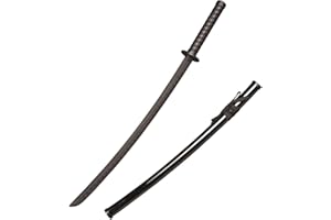 SWORD FORT High Toughness Polypropylene Plastic Sword， Martial Arts Training Sword,Iaido Katana with Scabbard, Suitable for Practice, Performance and Training