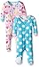 Gerber Baby Girls 2 Pack Footed Sleeper, Owls/Big Dots, 12 Months