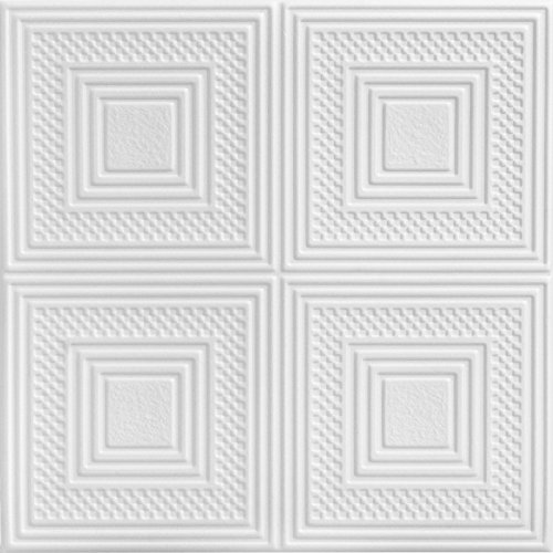 Buy A La Maison Ceilings R118Pw Nested Squares Ceiling Tile Plain