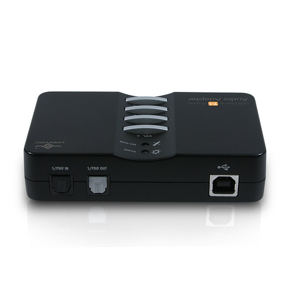 Vantec NBA-200U USB External 7.1 Channel Audio Adapter (Black)