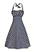 V Fashion Women's Rockabilly Dress 50s Style Halter Cocktail Swing Dress