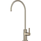 KRAUS Oletto Single Handle Drinking Water Filter Faucet for or Water Filtration System in Spot-Free Antique Champagne Bronze, FF-103SFACB
