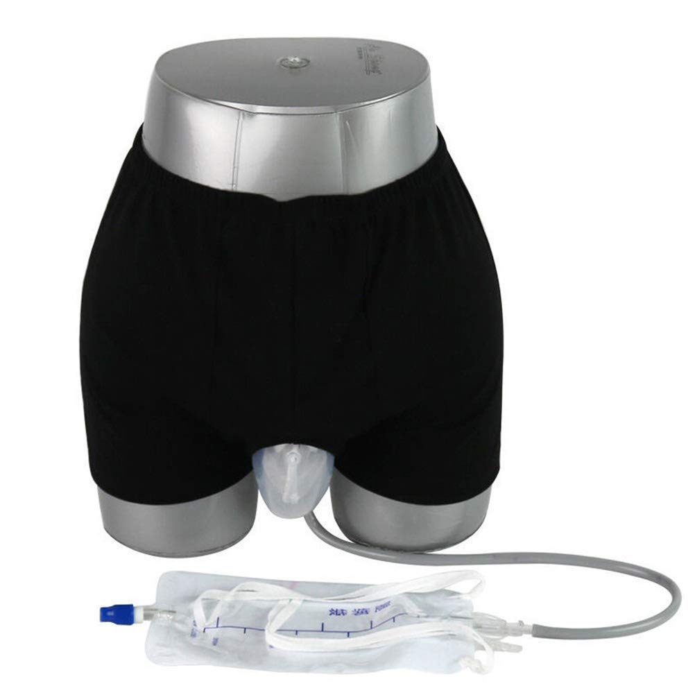 GFYWZ Male Incontinence Urine Bag, Wearable Breathable Urinal System