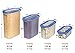 Food Storage Containers -STACKO- Airtight Dry Food Container with Lids… (10 pc)