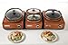 Crock-Pot SCCPMD1-CP Hook Up Double Oval Connectable Entertaining System, 1-Quart, Metallic Copper