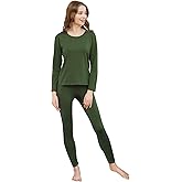 HEROBIKER Thermal Underwear Women Ultra-Soft Set Base Layer Top & Bottom Long Johns with Fleece Lined Winter Warm