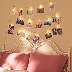 Twinkle Star 10 ft 20 LED Photo Clips String Lights