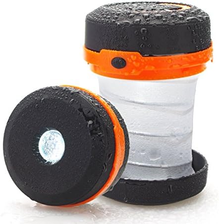 LED Camping Lantern,Collapsible Portable Waterproof Tent Light Emergency light，Battery Powered Camp Lights for Fishing, Hiking, Emergency and Outdoor Adventures