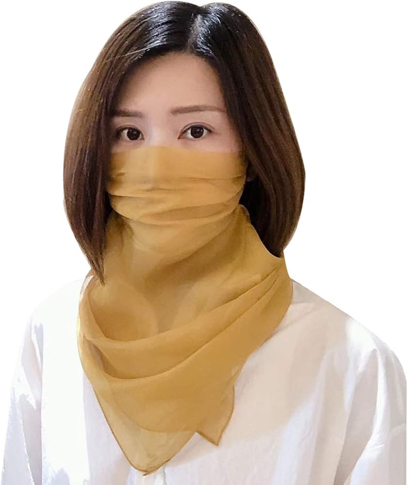 ROSEWARD US Stock 100 Mulberry Silk Women Summer Cool Face Mask