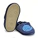 ESTAMICO Toddler Boy's Premium Soft Plush Whale Slippers Cartoon Warm Winter House Shoes, US 5-6 M