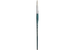 Princeton Ashley Natural Bristle Paint Brush for Oil and Acrylic, Series 5200, Round, 10