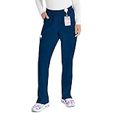 EDS Essentials Scrubs for Women, Yoga-Inspired Pull-On Pant with Four-Way Stretch and Moisture Wicking DK005