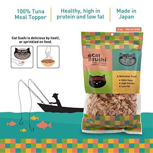 Cat Sushi Bonito Flakes, Classic Cut, Value Size, 4 oz Pricepulse