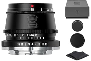 TTartisan 35mm f1.4 Manual Lens Compatible with m43 MFT Mount, ✰Authorized reseller with Canadian Warranty✰, Compatible with 