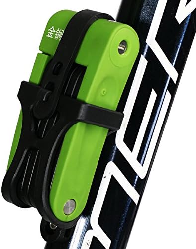 Bike folding locks Chain folding resistance of hydraulic lock (green)