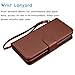 Tekcoo Compatible for LG K20 V/LG K20 Plus/LG Harmony/LG Grace/LG V5 / K10 2017 PU Leather Wallet Case, Luxury ID Credit Card Slots Holder Flip Cover [Detachable Magnetic Hard Case] - Brown