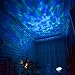 iAVO Remote Control Ocean Wave LED Projector Night Light with 7 Colorful Light Mode and Built-in Music Player Black