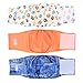 Teamoy Reusable Wrap Diapers for Male Dogs, Washable Puppy Belly Band Pack of 3 (M, 13