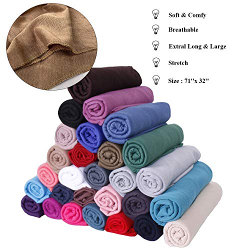 Long Cotton Head Wrap Scarf for Women African Breathable Hair Jersey Turban Headwrap Light Grey 3 Long Cotton Head Wrap Scarf for Women African Breathable Hair Jersey Turban Headwrap Light Grey