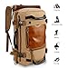 Ibagbar Canvas Backpack Travel Bag Hiking Bag Camping Bag Rucksack