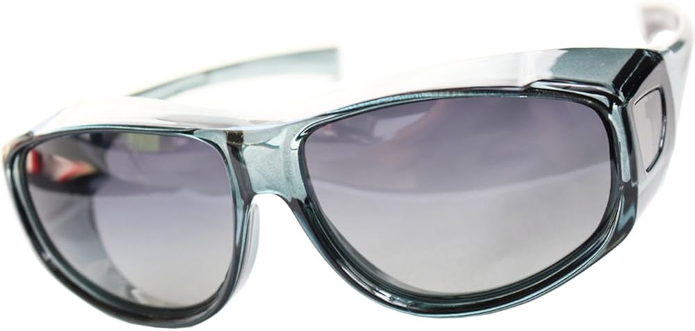 (エイトトウキョウ)eight tokyo サングラス 偏光 偏向 メンズ レディース ブルーライトカット オーバーグラス メガネの上から ビッグ サイズ 大きめ ライトカラー バイカー メガネ スポーツ 運転用 UVカット ブルーライトカット 近赤外線カット 高性能レンズ [ 鯖江メーカー企画 ] クリアブラウン/ブラウン FOG-01-2BH