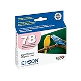 Epson T078620 OEM Ink - (78) Stylus Photo R260/R280/R380/RX580/RX595/RX680 Artisan 50 Claria Hi-Definition Light Magenta Ink (525 Yield) OEM
