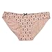 ABClothing Women's Cotton Low Rise Bikini Underwear 6 Pack Black Multi-Color XS/2XL