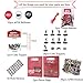 APEX Party Supplies - Party Decoration and Favors, Including 12 Balloons, a Happy Birthday Banner, a Cake Topper, 24 Cup Cake Topper, 2 Goody Bags 55 pcs APEX Stikers and 32 DIY Bullet Hole Stikers, G
