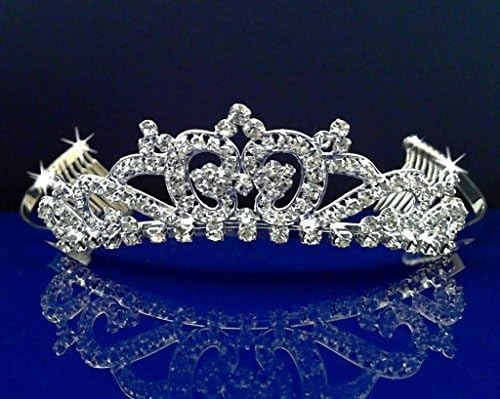 Rhinestone Crystal Wedding Bridal Prom Pageant Princess Costume Tiara Crown 5723Lb