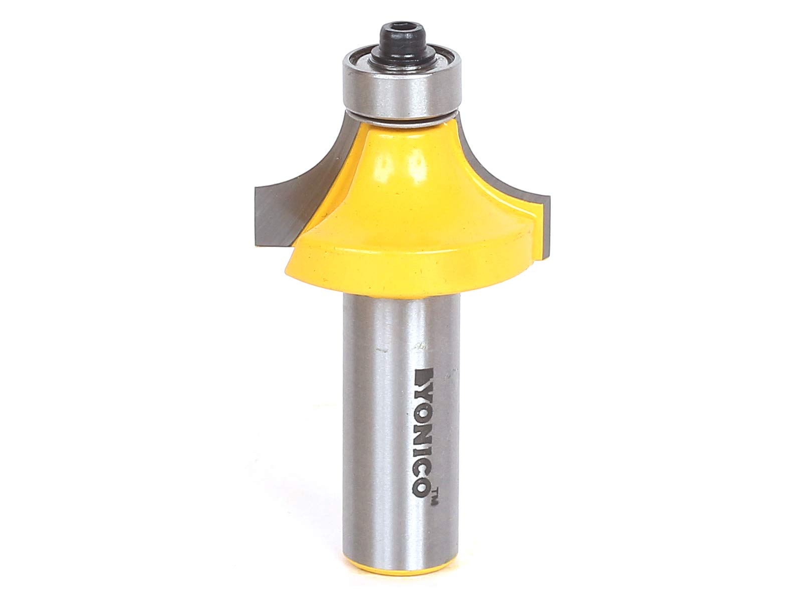 Yonico 13164 - Round Over Edge Forming Router Bit, Radius: 3/8" - 1/2" Shank — image 1