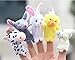 GUAngqi 10 Pcs Finger Set Animal Puppet Set Toy children's Learn Play Story