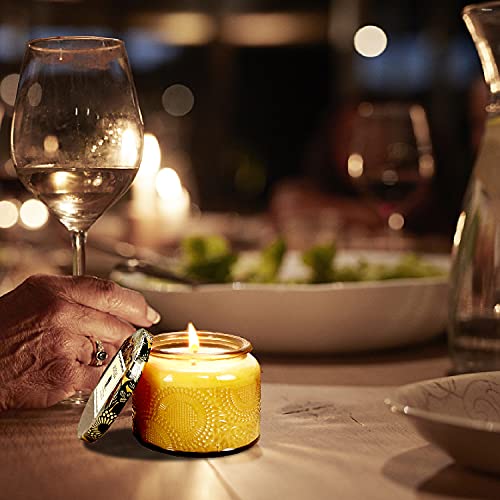 2 Pack Scented Candles Gift Set, Soy Wax Portable Travel Candles Women Mother Teacher Gift with Strongly Fragrance Essential Oils for Stress Relief Aromatherapy Bath Home Decor Christmas Birthday