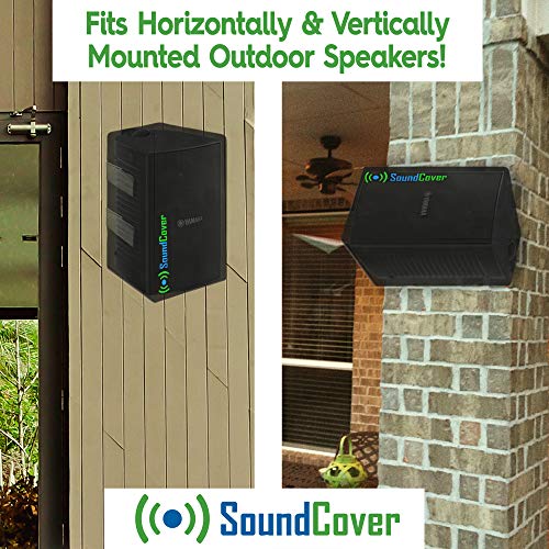 2 Compact Outdoor Speaker Covers Protection & Storage Bags fit