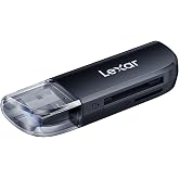 Lexar Dual Slot USB-A Card Reader, USB 3.2 Gen 1, 104MB/s for SD/MicroSD | Camera Card Reader Adapter Compatible with PC, Laptop, Tablet and OTG-enabled Devices
