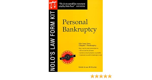 Nolos Law Form Kit Personal Bankruptcy Steve Elias - 
