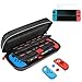 Nintendo Switch Game Carry Case, Gamepal for Nintendo Switch Case Black Travel Case with Nintendo Switch Screen protector for Nintendo Switch Accessories