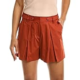 Trina Turk Women's Shorts with Inverted Front Pleat