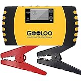 GOOLOO 1000A Peak 20800mAh Portable Car Jump Starter (Up to 8.0L Gas, 6.0L Diesel Engine) 12V Auto Battery Booster Phone Charger Power Pack Built-in LED Light and Smart Protection